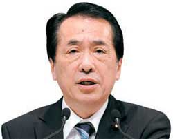 先月３０日、「今国会の会期（３日）内に韓日図書協定を承認してほしい」と要請した菅直人首相。