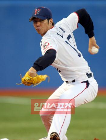 日本プロ野球ヤクルトに残留した林昌勇（イム・チャンヨン、３４）。 