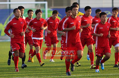 アジアカップに出場する北朝鮮。