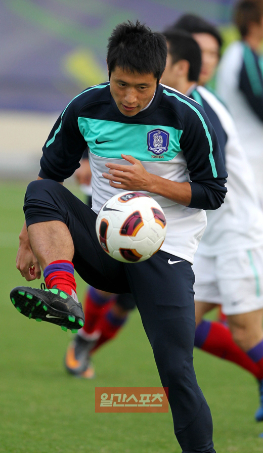 韓国がアジアカップで行った４試合すべてにフル出場した李栄杓（イ・ヨンピョ、３４）。