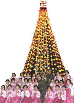 １９９８年に愛妓峰灯塔が点灯された。