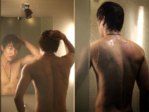ＳＢＳの新ドラマ「シティハンター」で男性美あふれる上半身を公開した俳優イ・ミンホ（写真＝ＳＳＤ提供）。
