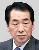 日本の菅直人首相。