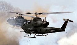 「戦車を捕らえるヘリコプター」と呼ばれる攻撃ヘリ「ＡＨ－１Ｓコブラ」がペクリョン島に配置されることになった。