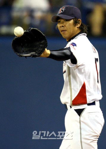 ３年連続で日本プロ野球セリーグのオールスター選手として出場するヤクルトの林昌勇（イム・チャンヨン、３５）。