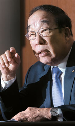 朴容晟（パク・ヨンソン）大韓体育会長。