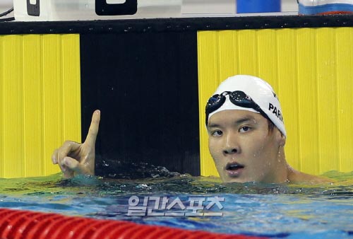 ２００メートル準決勝に進出した朴泰桓（パク・テファン、２２、檀国大）。