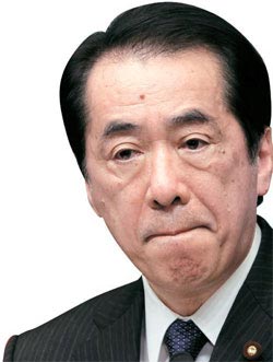 日本の菅直人首相。
