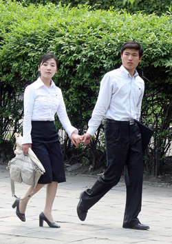 北朝鮮の若者にコーヒーショップがデートコースとして人気に。