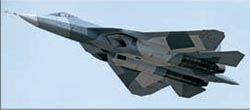 ロシアがインドと開発中のステルス戦闘機スホイＴ５０。