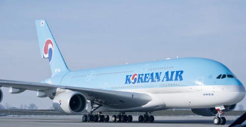 大韓航空の次世代航空機Ａ３８０。