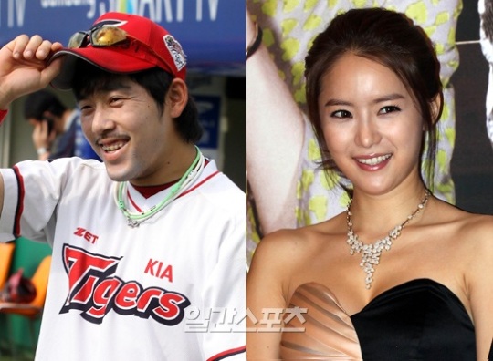 １２月に結婚する女優ユ・ハナとプロ野球選手の李容圭（イ・ヨンギュ）