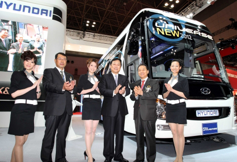 「東京モーターショー」で新型「ユニバース」を公開した現代（ヒョンデ）自動車。