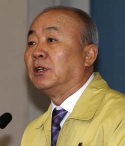 韓国の柳佑益（リュ・ウイク）統一部長官。