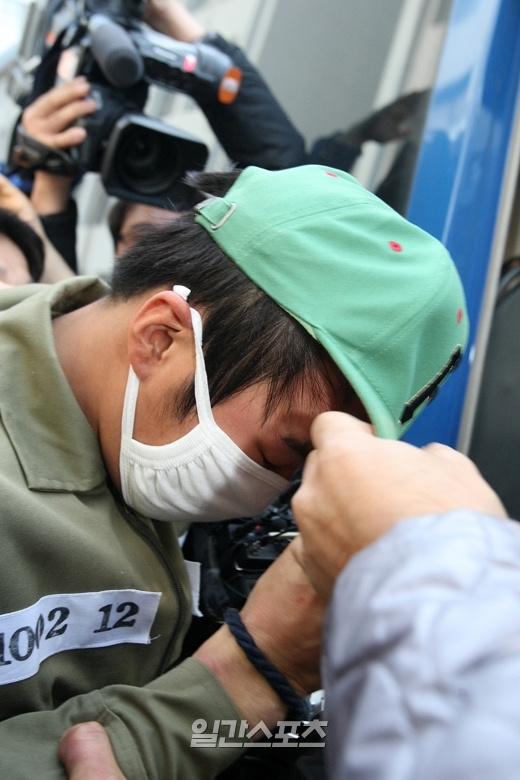 韓国プロ野球八百長容疑で拘束されたＬＧツインズ所属の投手キム・ソンヒョン。