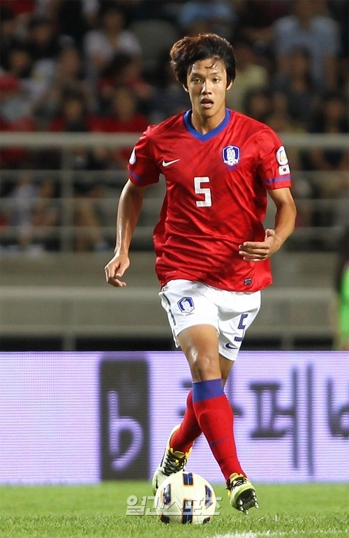 サッカー韓国オリンピック（五輪）代表の洪正好（ホン・ジョンホ、２３）。