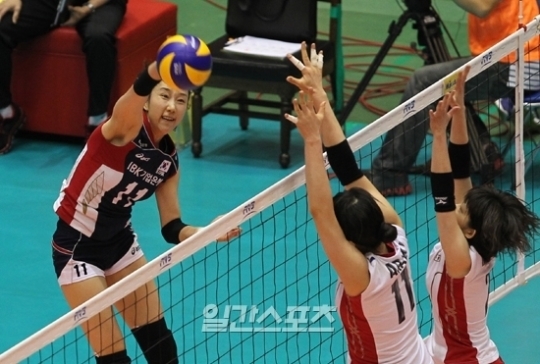 韓国女子バレーボールは、２０１２世界女子グランプリバレーボール大会第３戦で日本に１－３で敗れた。