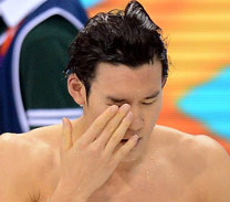 予選失格判定を覆し決勝で銀メダルを獲得した朴泰桓。
