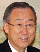 潘基文（パン・キムン）国連事務総長（６８）。