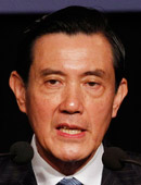 台湾の馬英九総統。