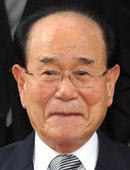 北朝鮮の金永南（キム・ヨンナム）常任委員長。