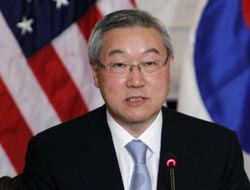 韓国の金星煥（キム・ソンファン）外交通商部長官。