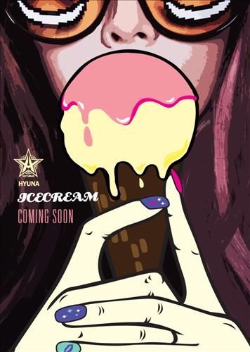 歌手ヒョナの新曲『アイスクリーム』のティーザーイメージ（写真＝キューブエンターテインメント提供）。