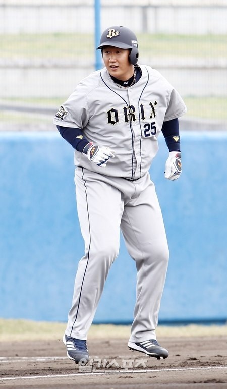 オリックスの李大浩（イ・デホ）。