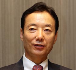 キヤノンコリアコンシューマーイメージングの康東煥（カン・ドンファン）代表（５８）。