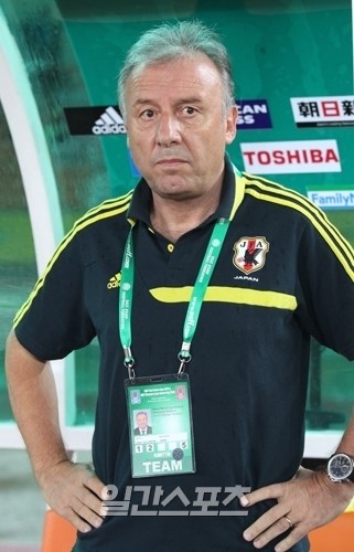 サッカー日本代表のザッケローニ監督。