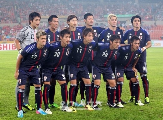 サッカー日本代表。