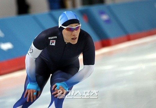 男子スピードスケート韓国代表のモ・テボム（２５）。