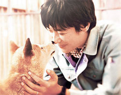 第２回順天湾世界動物映画祭の開幕作品、日本映画『ひまわりと子犬の７日間』。