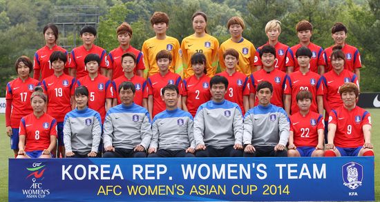 韓国女子サッカー代表（写真＝ＩＳＰＬＵＳ）