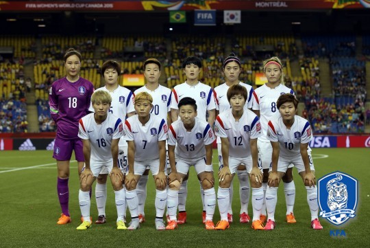 女子サッカー韓国代表（写真提供＝ＫＦＡ）