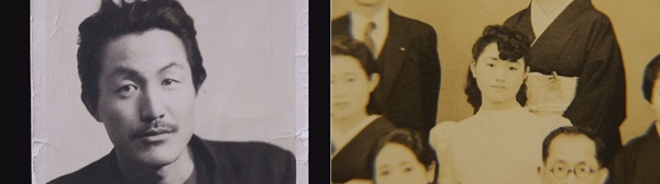 イ・ジュンソブ（左）と山本方子（右）の若い頃の様子（写真提供＝松竹ブロードキャスティング）