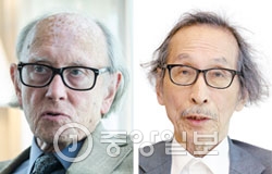 ジョン・ダン教授（写真左）と和田春樹教授