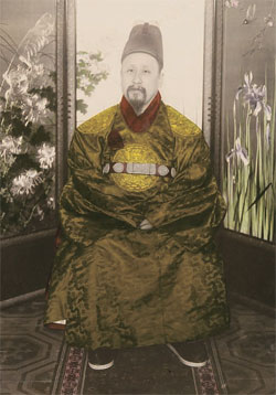 韓国の写真家が撮った大韓帝国の高宗（コジョン）皇帝の写真