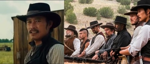 公開された映画『荒野の七人』（原題『Ｔｈｅ　Ｍａｇｎｉｆｉｃｅｎｔ　Ｓｅｖｅｎ』）のティーザー映像。左は俳優のイ・ビョンホン。