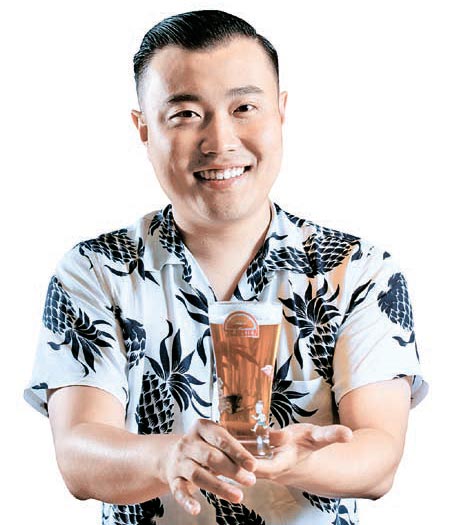 ミカンビールを開発した「Ｊｅｊｕ　ｓｉｅｎｎｅ」のムン・ソンヒョク代表。
