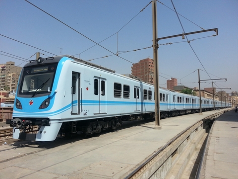 現代ロテムがエジプトに納品した電車（写真提供＝現代ロテム）