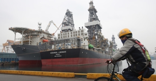 ２９日、慶尚南道巨済にある大宇造船海洋の船舶建造作業場。