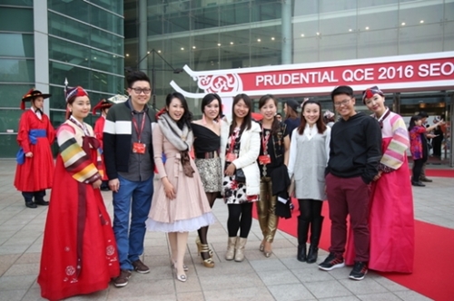 昨年韓国を訪問した台湾の団体旅行客。（写真＝韓国観光公社）