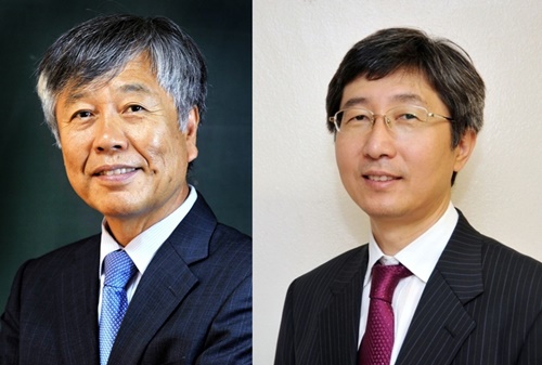劉龍（ユ・リョン）ＫＡＩＳＴ（韓国科学技術院）教授（写真左）、朴南圭（パク・ナムギュ）成均館大教授