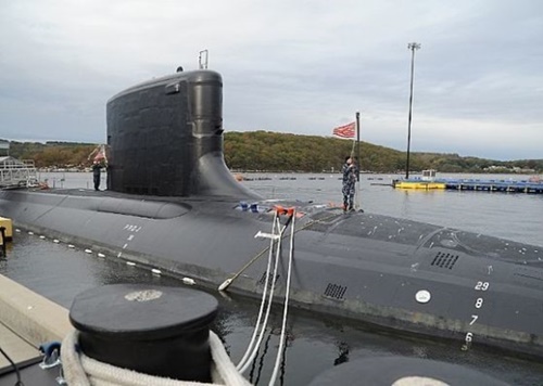 米バージニア級原子力潜水艦「イリノイ」。韓国軍もこのような原子力潜水艦を保有しようとしている。（写真提供＝米海軍）