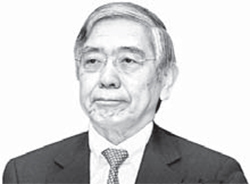 日本銀行総裁の黒田東彦氏