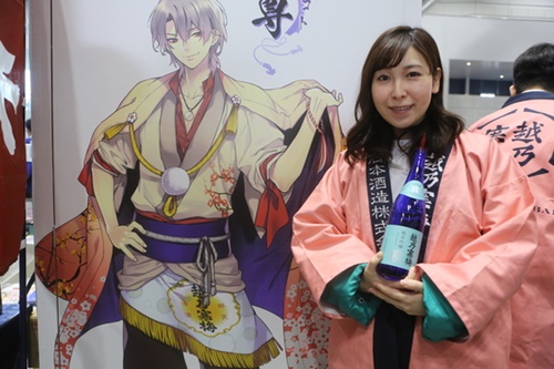 新潟を代表する酒「越乃寒梅」は若者層を攻略するためにゲームキャラクターとのコラボレーションも行っている。