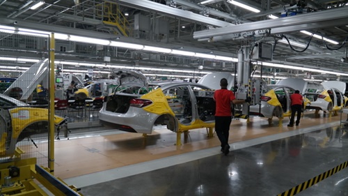 北米自由貿易協定（ＮＡＦＴＡ）改定で最大４０万台の生産が可能な起亜自動車メキシコ工場に納品する韓国の部品メーカーが打撃を受けることになった。（写真＝現代自動車グループ）