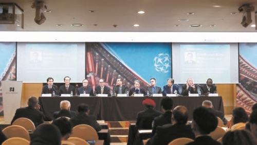 先月２７日、統一韓半島ビジョンを主題に「グローバルピースコンベンション（ＧＰＣ）」が開かれた。（写真＝中央フォト）