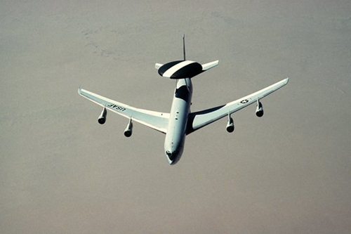 米空軍の早期警戒機Ｅ－３「セントリー」（写真提供＝米空軍）
